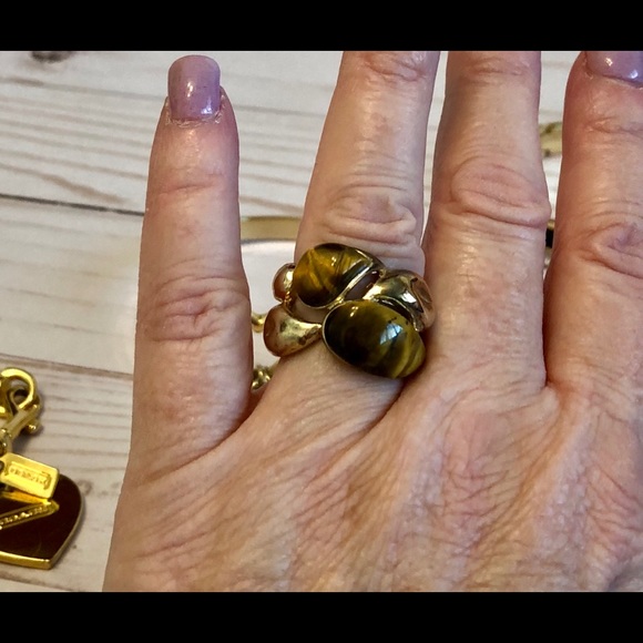 Amrita Singh Tigers Eye Ring - Picture 3 of 3
